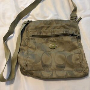Coach Khaki Crossbody Bag